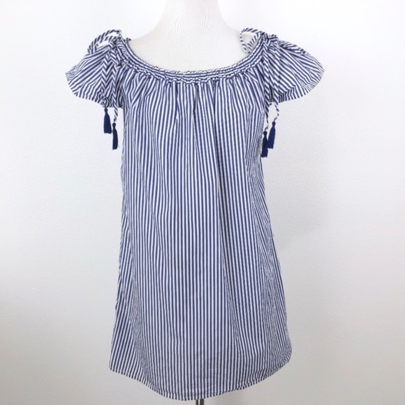Pinstripe Elle Sasson Shift Dress 36/4 - Picture 10 of 11
